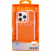 Фото Чехол PC Textile Hybrid with Magnetic Fit для Apple iPhone 15 Pro (6.1") (Pink / Orange) на vchehle.ua