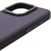 Чохол PC Textile Hybrid with Magnetic Fit на Apple iPhone 16 Pro (6.3") (Black / Purple) в магазині vchehle.ua