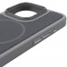 Чохол PC Textile Hybrid with Magnetic Fit на Apple iPhone 16 Pro (6.3") (Grey / Black) в магазині vchehle.ua