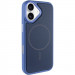 Чехол PC Textile Hybrid with Magnetic Fit для Apple iPhone 17 (6.3") (Blue)