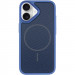 Фото Чехол PC Textile Hybrid with Magnetic Fit для Apple iPhone 17 (6.3") (Blue) на vchehle.ua