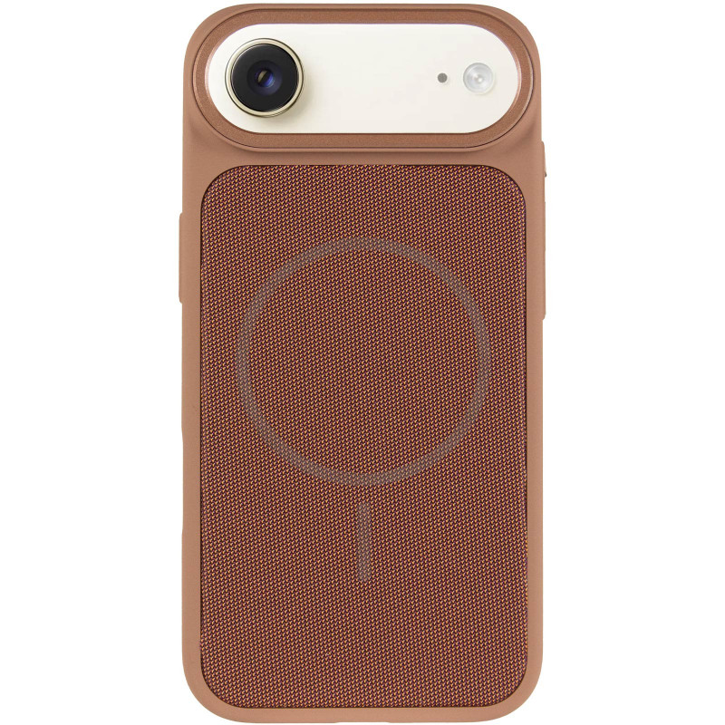 Фото Чехол PC Textile Hybrid with Magnetic Fit для Apple iPhone 17 Air (6.5") (Desert Gold) на vchehle.ua