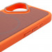 Чехол PC Textile Hybrid with Magnetic Fit для Apple iPhone 17 (6.3") (Orange / Brown) в магазине vchehle.ua