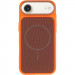 Чехол PC Textile Hybrid with Magnetic Fit для Apple iPhone 17 Air (6.5") (Orange / Brown)