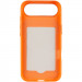 Фото Чехол PC Textile Hybrid with Magnetic Fit для Apple iPhone 17 Air (6.5") (Orange / Brown) на vchehle.ua