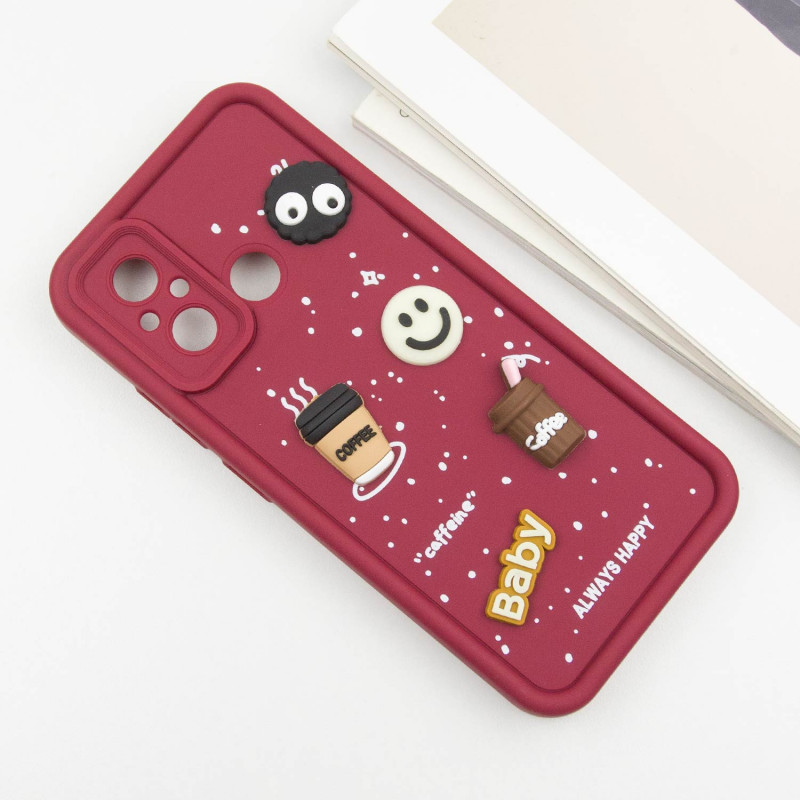 Фото Чехол TPU Toys Case для Xiaomi Redmi 12C / Poco C55 (Red / Always Happy) в магазине vchehle.ua
