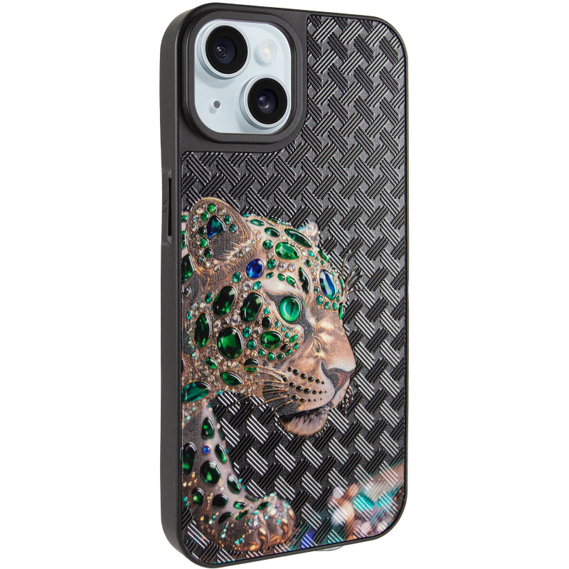 Чохол TPU+PC Crystal Hunt with Magnetic Safe на Apple iPhone 13 / 14 (6.1") (Black)