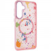 Чехол TPU+PC Flush with Magnetic Safe для Samsung Galaxy S24 / S25 (Baby pink)