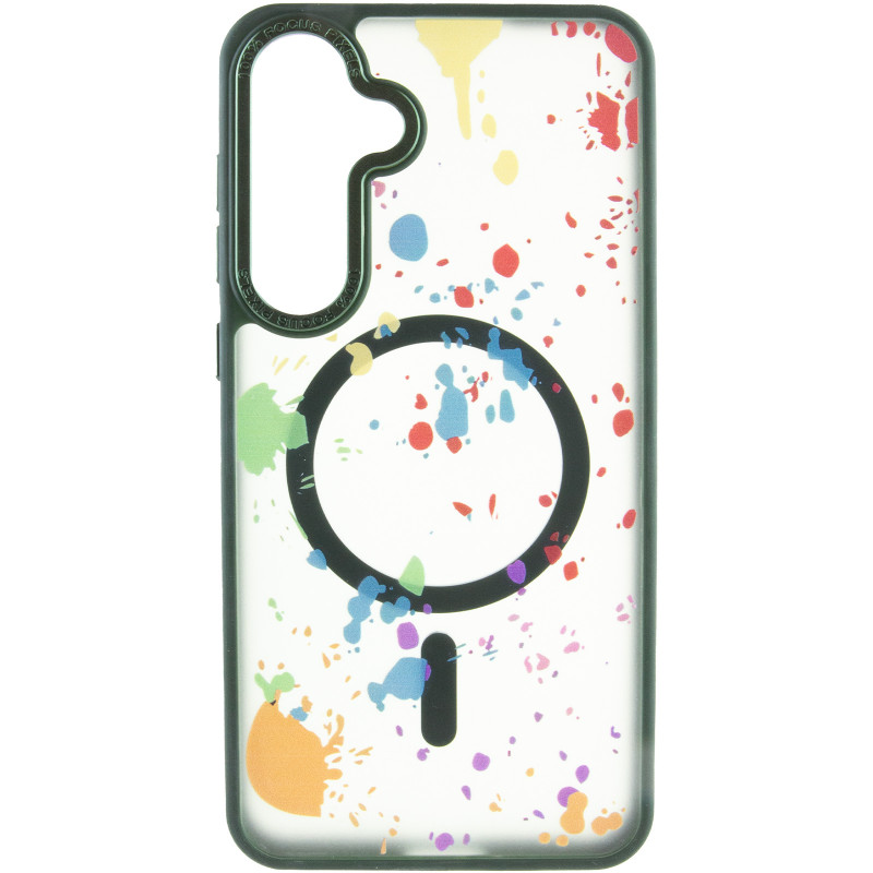 Фото Чехол TPU+PC Flush with Magnetic Safe для Samsung Galaxy S24 / S25 (Dark green) на vchehle.ua