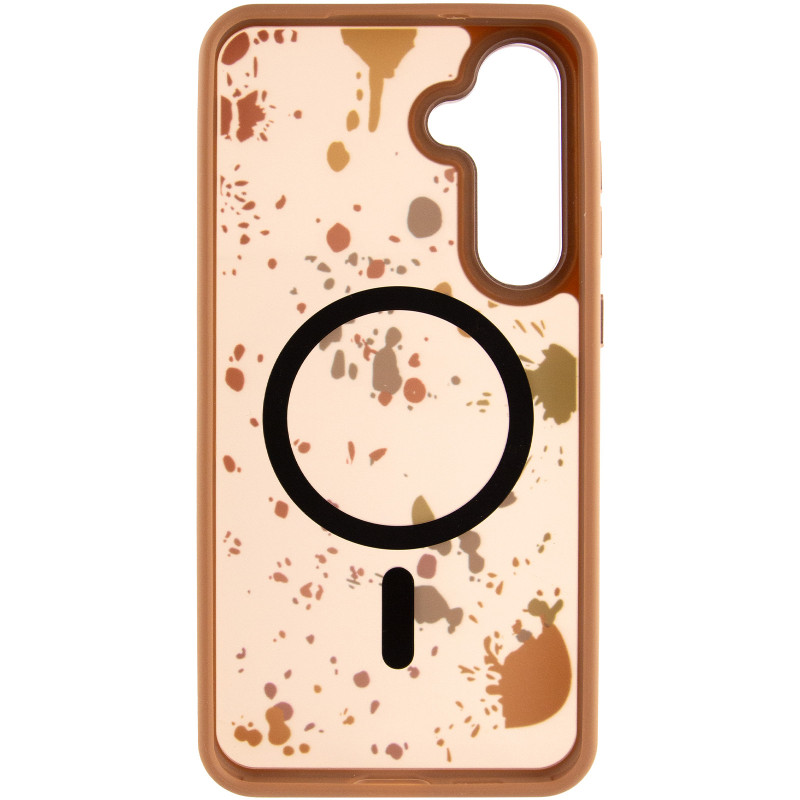 Фото Чехол TPU+PC Flush with Magnetic Safe для Samsung Galaxy S24 / S25 (Desert gold) в магазине vchehle.ua