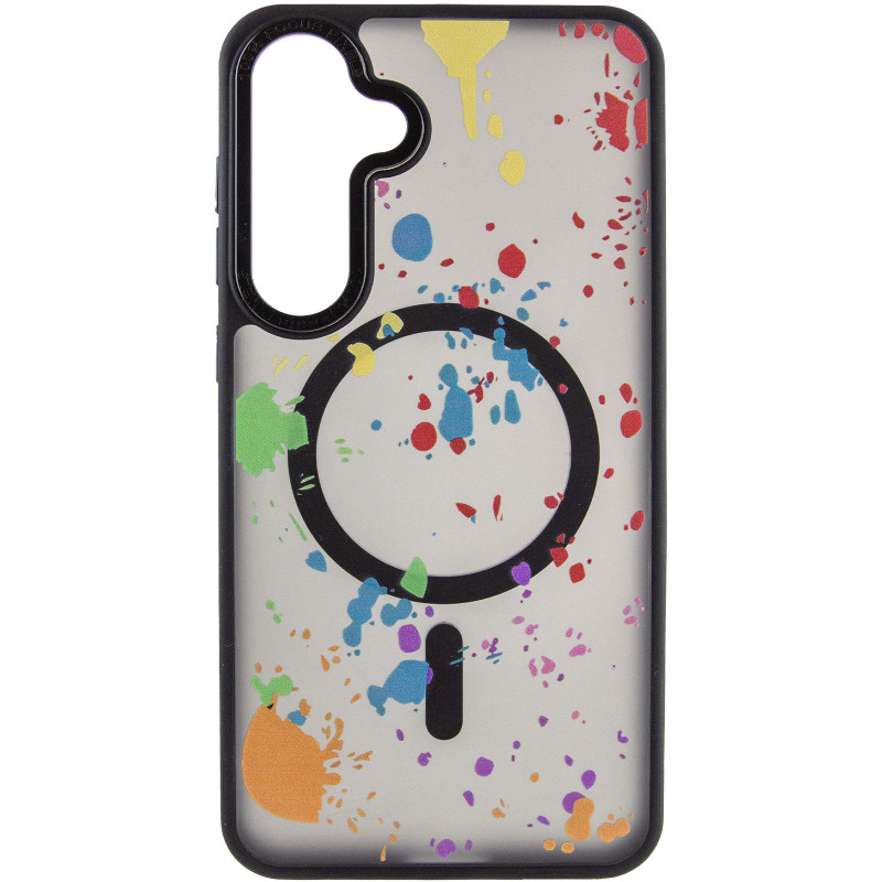 Фото Чехол TPU+PC Flush with Magnetic Safe для Samsung Galaxy S24 / S25 (Titanium black) на vchehle.ua