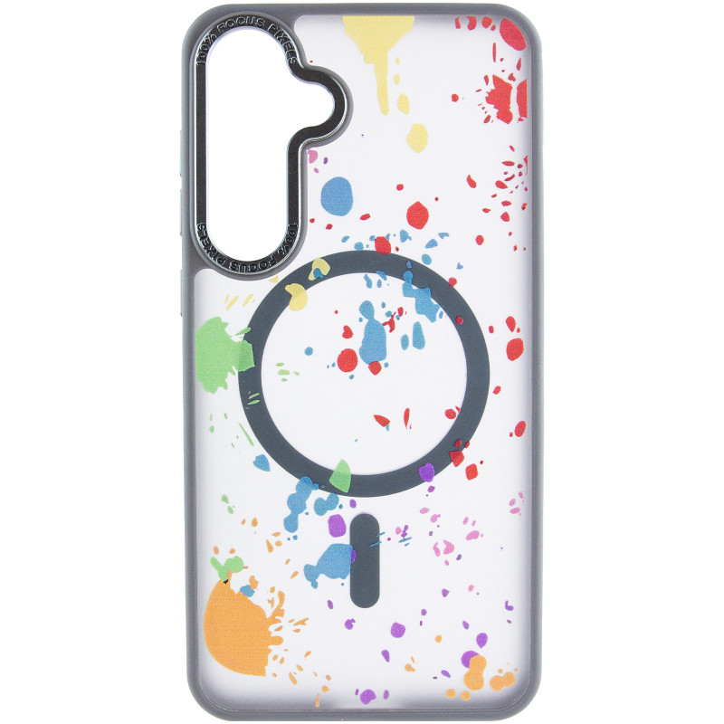 Фото Чехол TPU+PC Flush with Magnetic Safe для Samsung Galaxy S24 / S25 (Titanium grey) на vchehle.ua