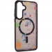 Чехол TPU+PC Flush with Magnetic Safe для Samsung Galaxy S24 FE (Titanium black)