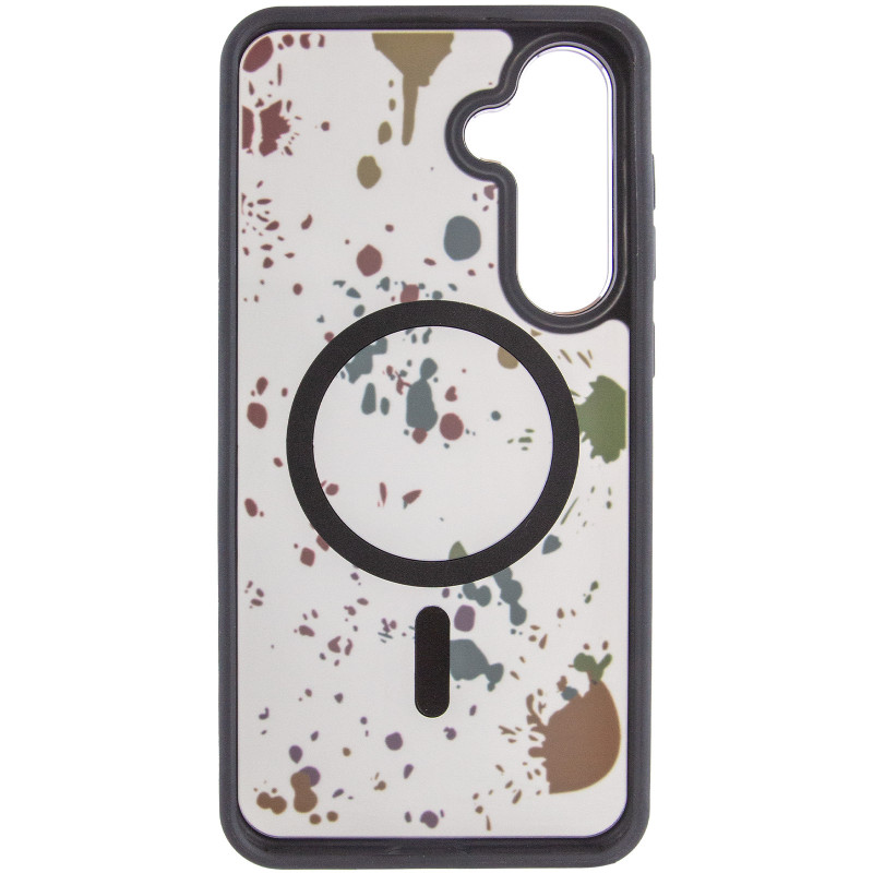 Фото Чехол TPU+PC Flush with Magnetic Safe для Samsung Galaxy S24 FE (Titanium black) в магазине vchehle.ua