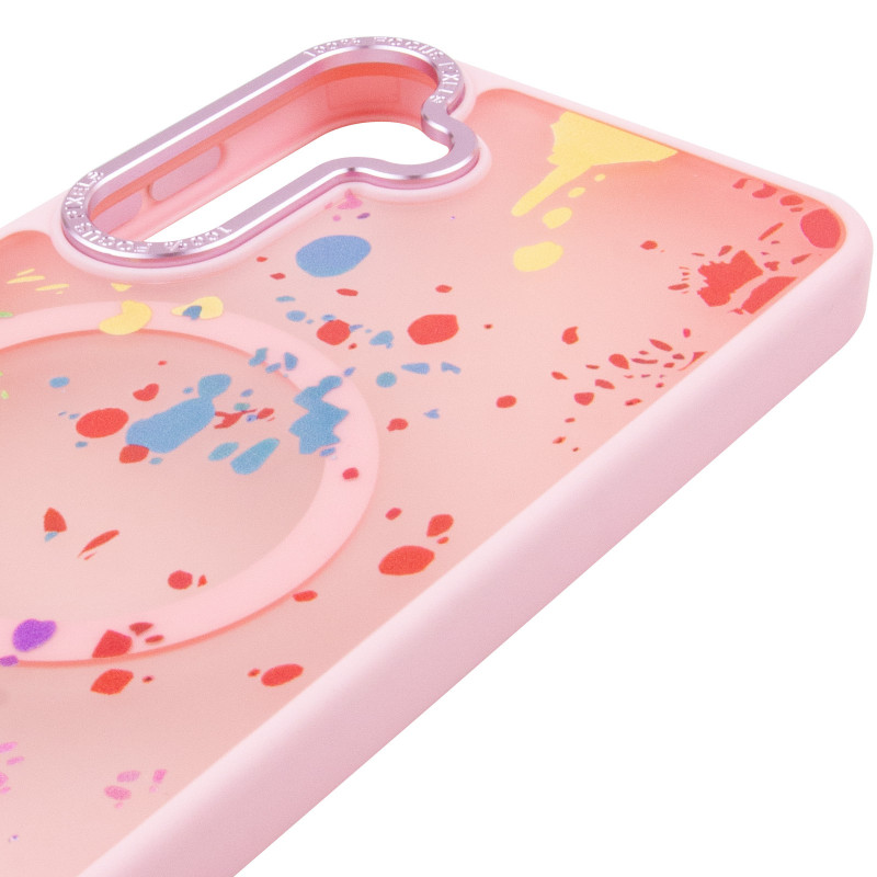 Чохол TPU+PC Flush with Magnetic Safe на Samsung Galaxy S24+ / S25+ (Baby pink) в магазині vchehle.ua