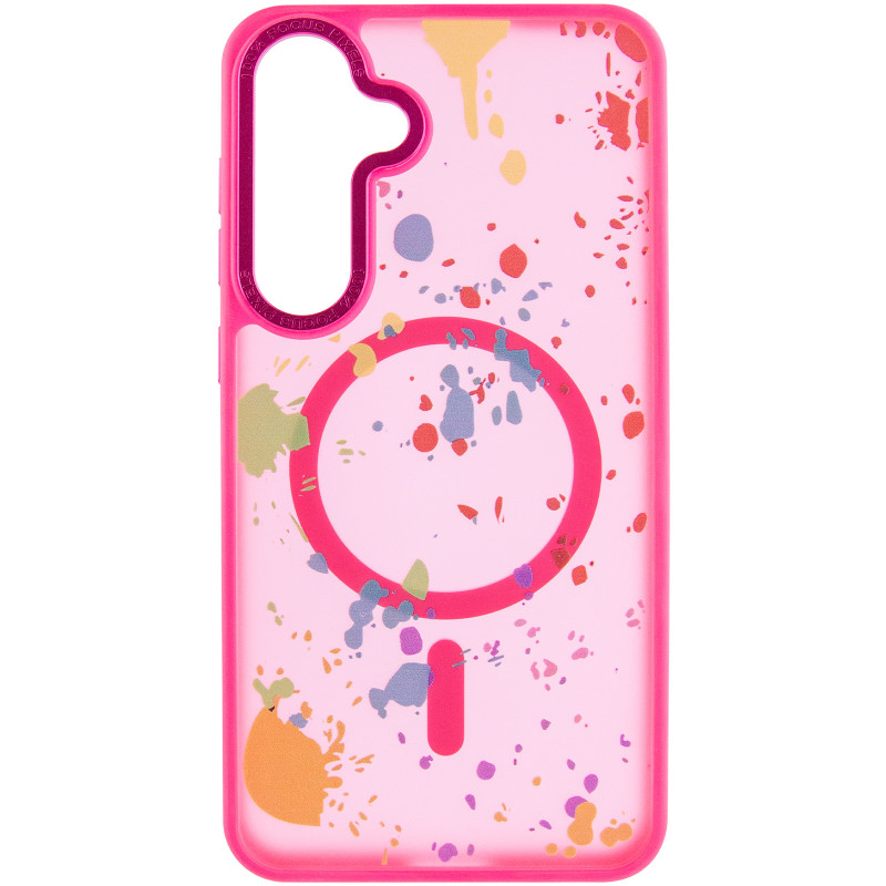 Фото Чохол TPU+PC Flush with Magnetic Safe на Samsung Galaxy S24+ / S25+ (Barbie Pink) на vchehle.ua