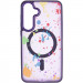Фото Чохол TPU+PC Flush with Magnetic Safe на Samsung Galaxy S24+ / S25+ (Dark purple) на vchehle.ua
