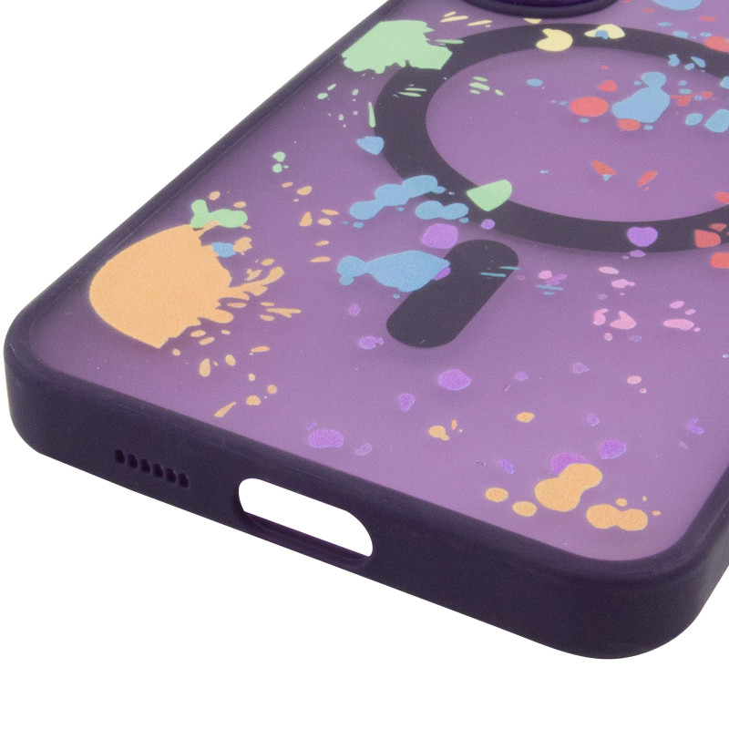 Купити Чохол TPU+PC Flush with Magnetic Safe на Samsung Galaxy S24+ / S25+ (Dark purple) на vchehle.ua
