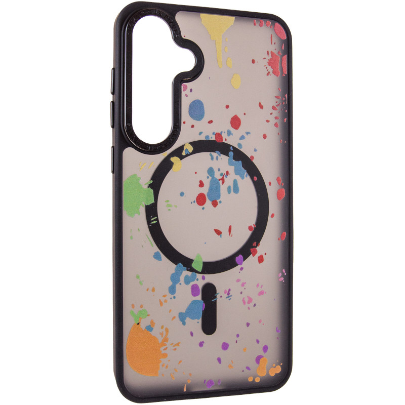 Чохол TPU+PC Flush with Magnetic Safe на Samsung Galaxy S24+ / S25+ (Titanium black)
