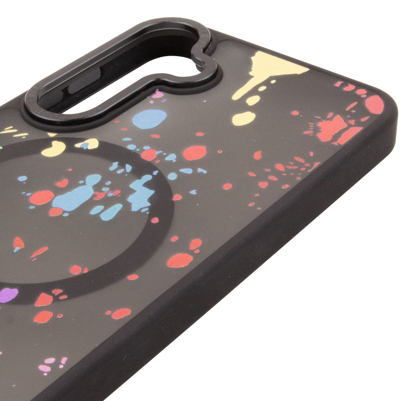 Чохол TPU+PC Flush with Magnetic Safe на Samsung Galaxy S24+ / S25+ (Titanium black) в магазині vchehle.ua