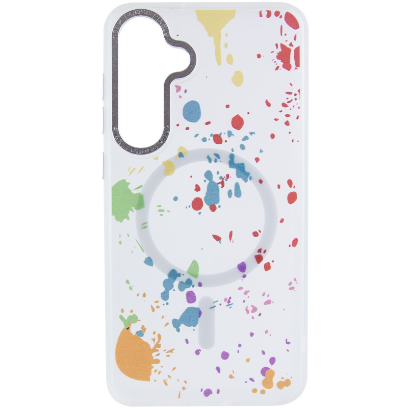 Фото Чохол TPU+PC Flush with Magnetic Safe на Samsung Galaxy S24+ / S25+ (White) на vchehle.ua