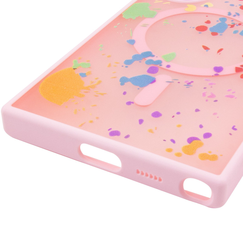 Купить Чехол TPU+PC Flush with Magnetic Safe для Samsung Galaxy S24 Ultra (Baby pink) на vchehle.ua