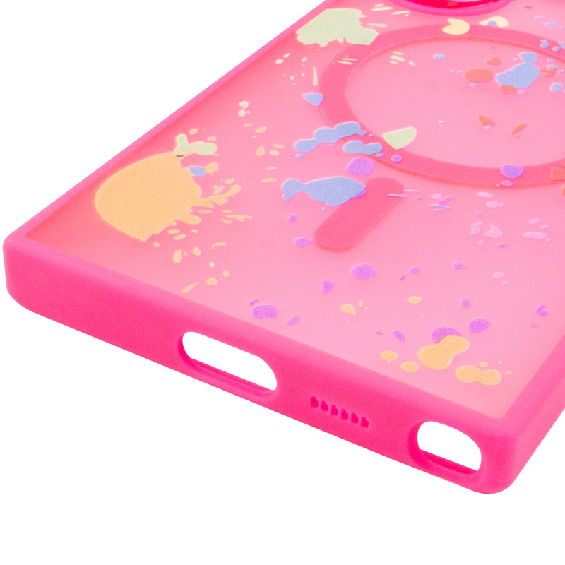 Купить Чехол TPU+PC Flush with Magnetic Safe для Samsung Galaxy S24 Ultra (Barbie Pink) на vchehle.ua