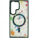 Фото Чехол TPU+PC Flush with Magnetic Safe для Samsung Galaxy S24 Ultra (Dark green) на vchehle.ua