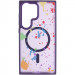 Фото Чехол TPU+PC Flush with Magnetic Safe для Samsung Galaxy S24 Ultra (Dark purple) на vchehle.ua