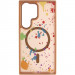 Фото Чехол TPU+PC Flush with Magnetic Safe для Samsung Galaxy S24 Ultra (Desert gold) на vchehle.ua