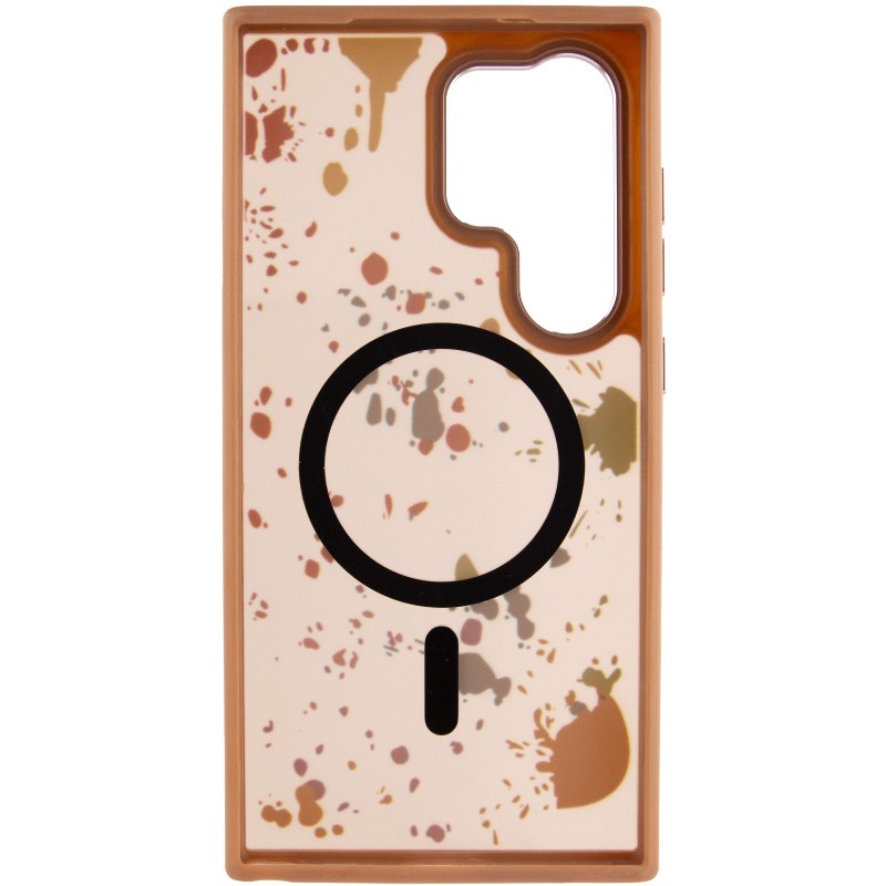 Фото Чехол TPU+PC Flush with Magnetic Safe для Samsung Galaxy S24 Ultra (Desert gold) в магазине vchehle.ua
