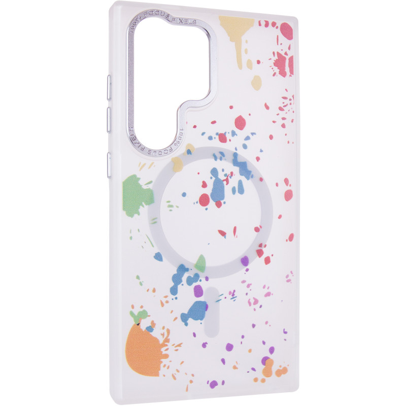 Чехол TPU+PC Flush with Magnetic Safe для Samsung Galaxy S24 Ultra (White)
