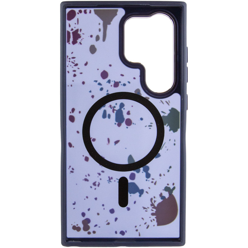 Фото Чехол TPU+PC Flush with Magnetic Safe для Samsung Galaxy S25 Ultra (Dark blue) в магазине vchehle.ua