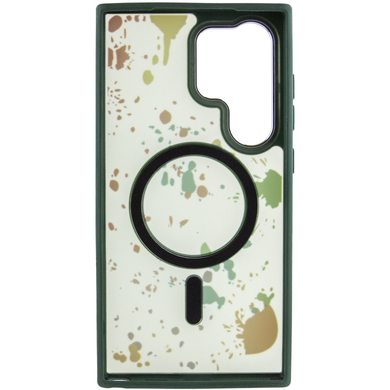 Фото Чехол TPU+PC Flush with Magnetic Safe для Samsung Galaxy S25 Ultra (Dark green) в магазине vchehle.ua