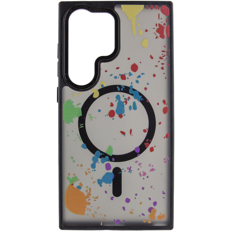 Фото Чехол TPU+PC Flush with Magnetic Safe для Samsung Galaxy S25 Ultra (Titanium black) на vchehle.ua