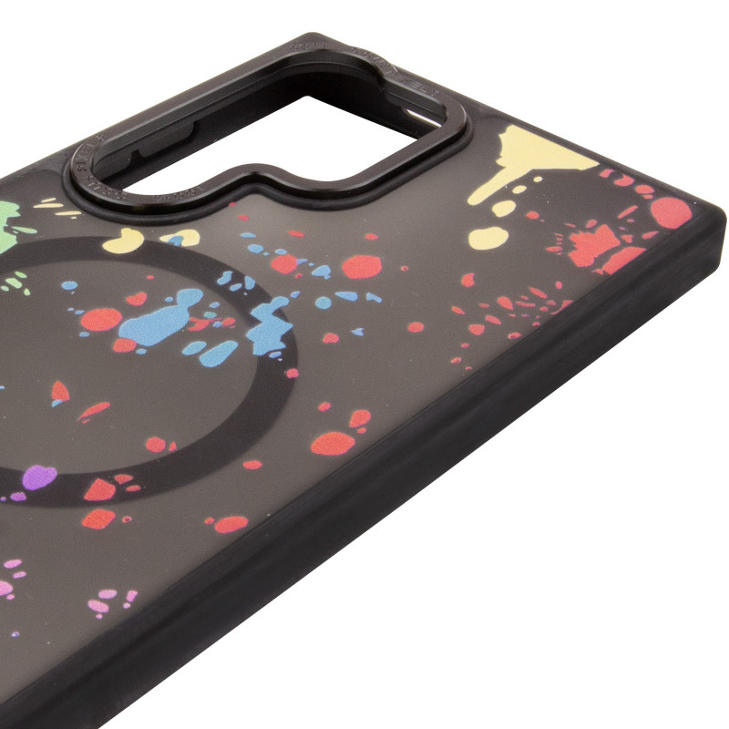 Чехол TPU+PC Flush with Magnetic Safe для Samsung Galaxy S25 Ultra (Titanium black) в магазине vchehle.ua
