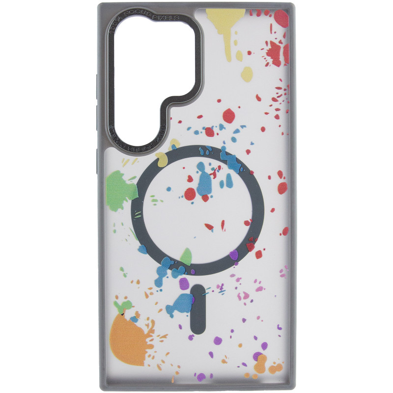 Фото Чехол TPU+PC Flush with Magnetic Safe для Samsung Galaxy S25 Ultra (Titanium grey) на vchehle.ua