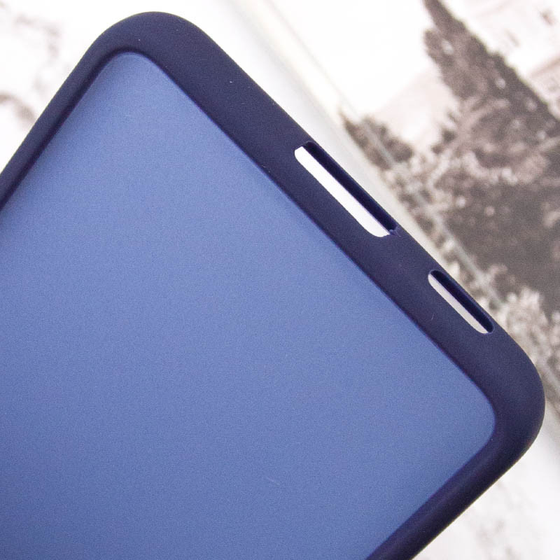 Замовити Чохол TPU+PC Lyon Frosted на Samsung Galaxy S21 FE (Navy Blue) на vchehle.ua