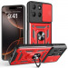 Фото Ударопрочный чехол Ummi Camshield Serge Ring для Motorola Edge 60 / 60 Fusion (Красный / Red) на vchehle.ua