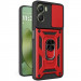 Фото Ударопрочный чехол Ummi Camshield Serge Ring для Motorola Moto G05 / E15 (Красный / Red) на vchehle.ua