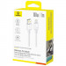 Фото Дата кабель Baseus Crystal USB to Type-C 100W (1m) (E04279) (Moon White) на vchehle.ua