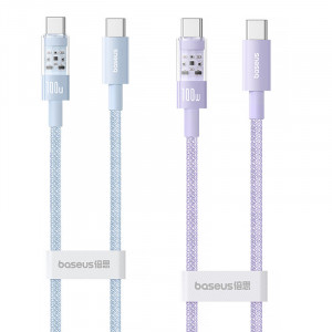 Дата кабель Baseus Gem Fast Charging Type-C to Type-C 100W (1m) (P10373000111)