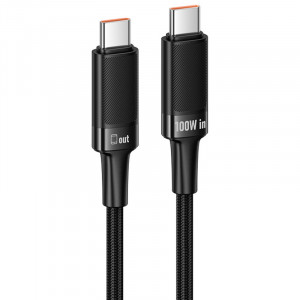 Дата кабель Hoco U153 Extreme Type-C to Type-C 100W (1.2m)