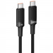 Дата кабель Hoco U153 Extreme Type-C to Type-C 100W (1.2m) (Black)