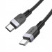 Дата кабель Hoco X109 Energy silicone Type-C to Type-C 60W (1m) (Black) в магазине vchehle.ua