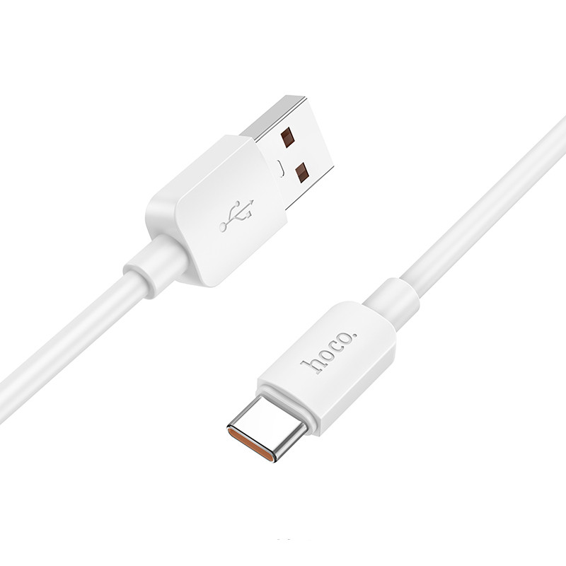 Фото Дата кабель Hoco X96 Hyper USB для Type-C 100W (0.25m) (White) на vchehle.ua