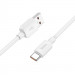 Фото Дата кабель Hoco X96 Hyper USB для Type-C 100W (0.25m) (White) на vchehle.ua