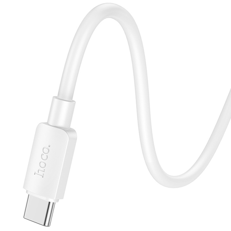 Фото Дата кабель Hoco X96 Hyper USB для Type-C 100W (0.25m) (White) в маназині vchehle.ua