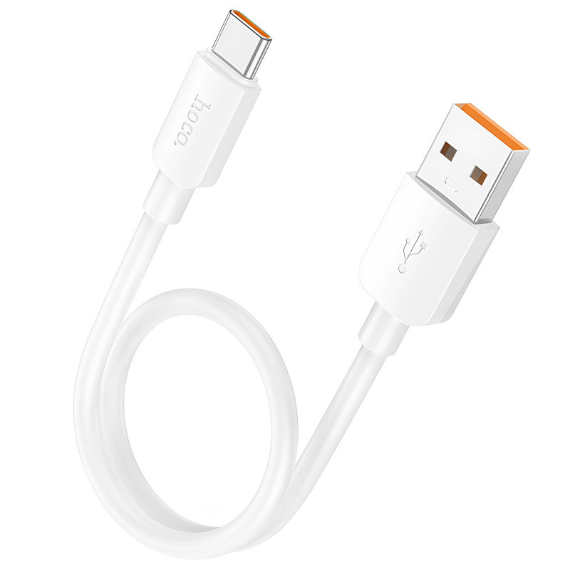 Дата кабель Hoco X96 Hyper USB для Type-C 100W (0.25m) (White) в магазині vchehle.ua