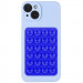Фото Держатель-присоска для телефона Double Side Silicone 80*55мм (Blue) на vchehle.ua